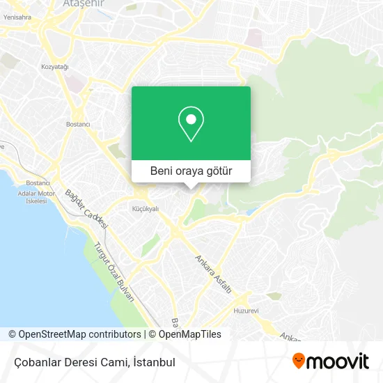 Çobanlar Deresi Cami harita