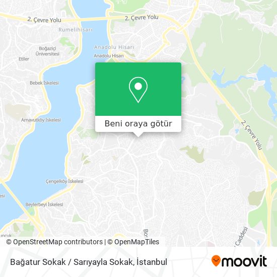 Bağatur Sokak / Sarıyayla Sokak harita