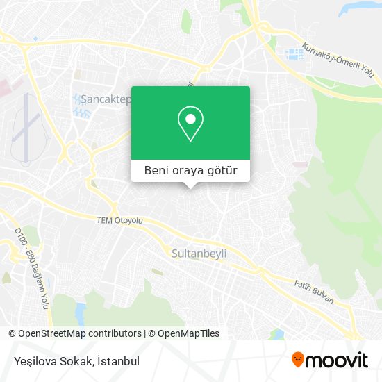 Yeşilova Sokak harita