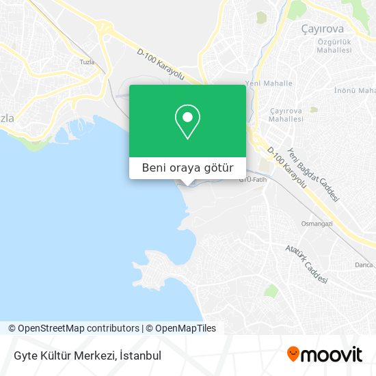 Gyte Kültür Merkezi harita