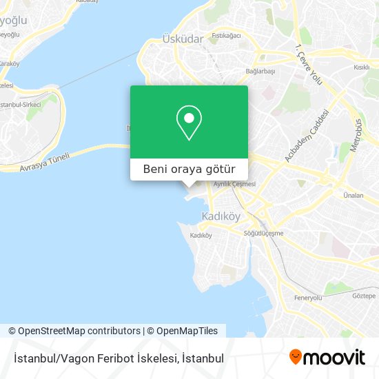 İstanbul / Vagon Feribot İskelesi harita