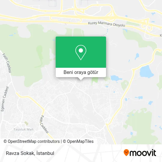 Ravza Sokak harita