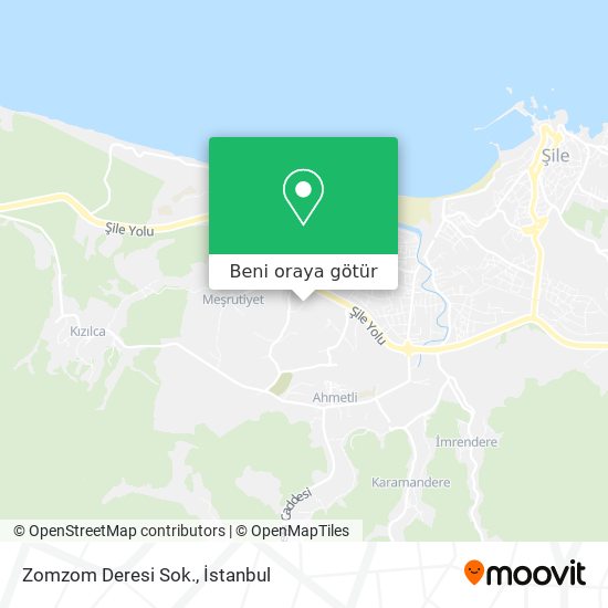 Zomzom Deresi Sok. harita