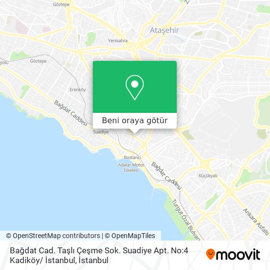 Bağdat Cad. Taşlı Çeşme Sok. Suadiye Apt. No:4 Kadiköy/ İstanbul harita