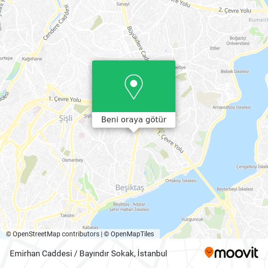 Emirhan Caddesi / Bayındır Sokak harita