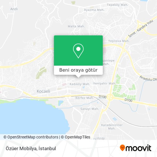 Özüer Mobilya harita
