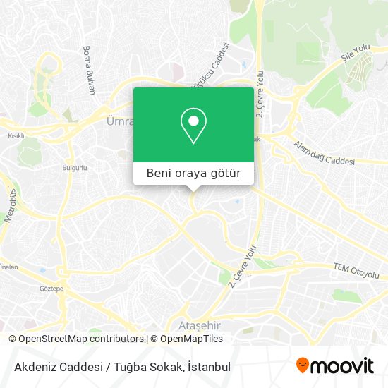 Akdeniz Caddesi / Tuğba Sokak harita