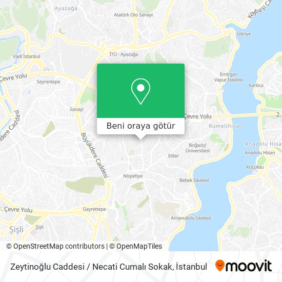 Zeytinoğlu Caddesi / Necati Cumalı Sokak harita