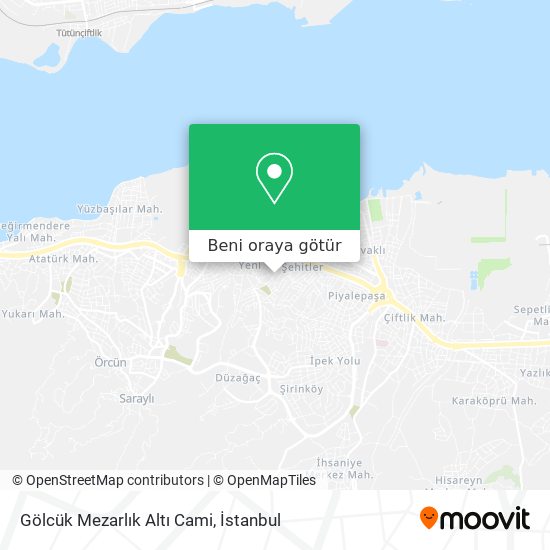 Gölcük Mezarlık Altı Cami harita