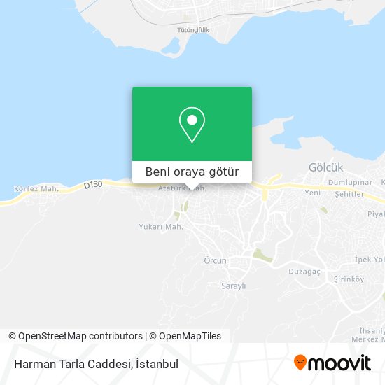 Harman Tarla Caddesi harita