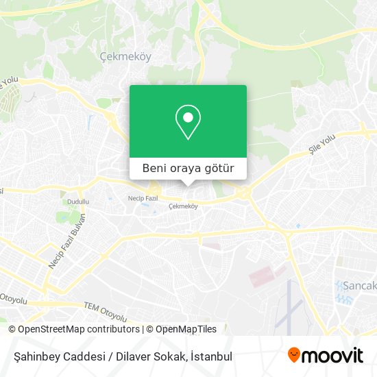 Şahinbey Caddesi / Dilaver Sokak harita