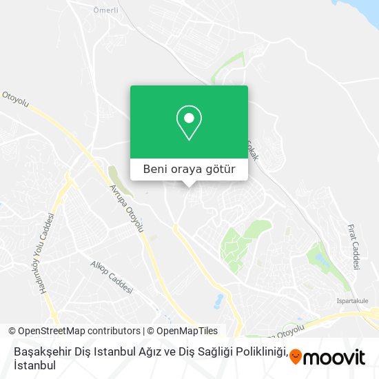 Başakşehir Diş Istanbul Ağız ve Diş Sağliği Polikliniği harita