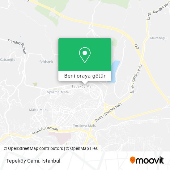 Tepeköy Cami harita
