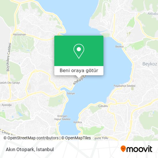 Akın Otopark harita