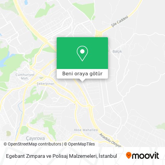 Egebant Zımpara ve Polisaj Malzemeleri harita