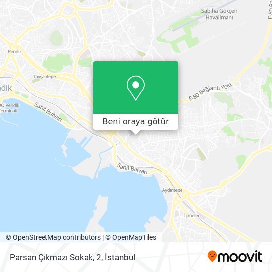 Parsan Çıkmazı Sokak, 2 harita