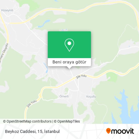 Beykoz Caddesi, 15 harita