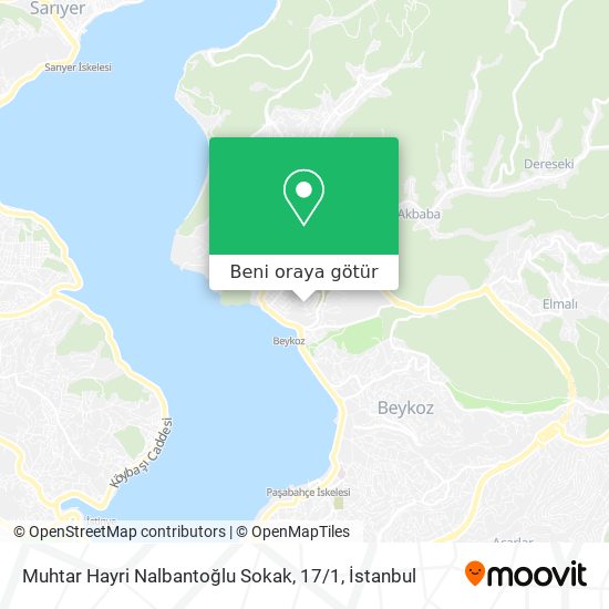 Muhtar Hayri Nalbantoğlu Sokak, 17 / 1 harita
