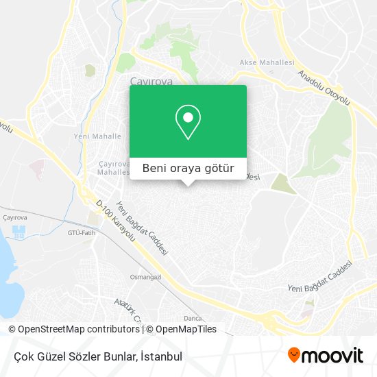 Çok Güzel Sözler Bunlar harita