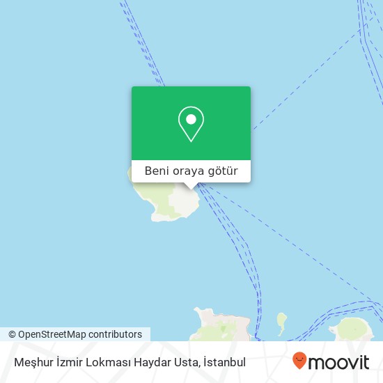Meşhur İzmir Lokması Haydar Usta harita