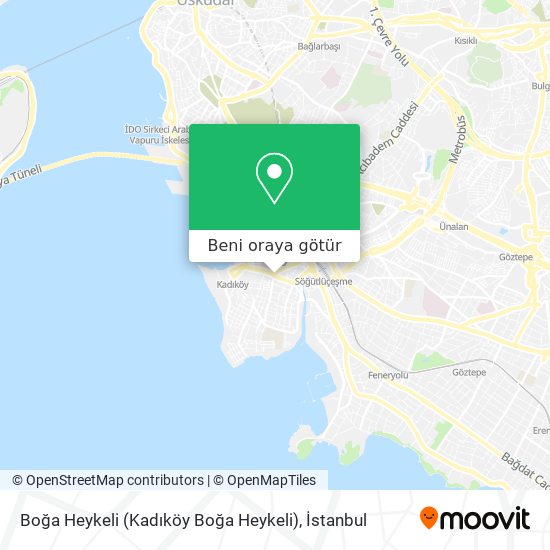 Boğa Heykeli (Kadıköy Boğa Heykeli) harita