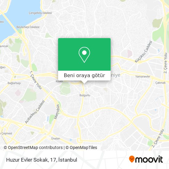 Huzur Evler Sokak, 17 harita