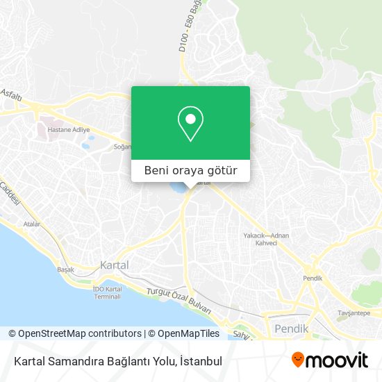 Kartal Samandıra Bağlantı Yolu harita