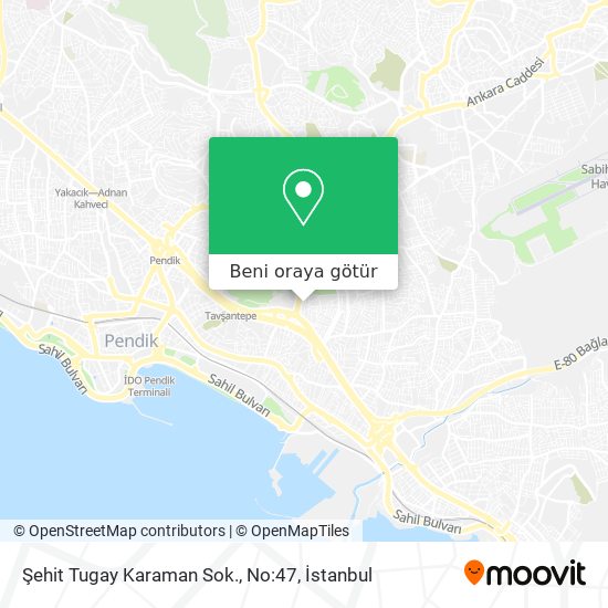Şehit Tugay Karaman Sok., No:47 harita
