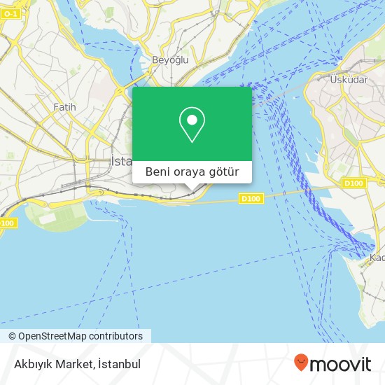 Akbıyık Market harita