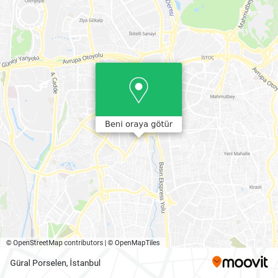Güral Porselen harita