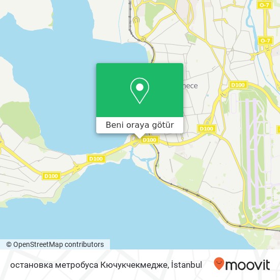 остановка метробуса Кючукчекмедже harita
