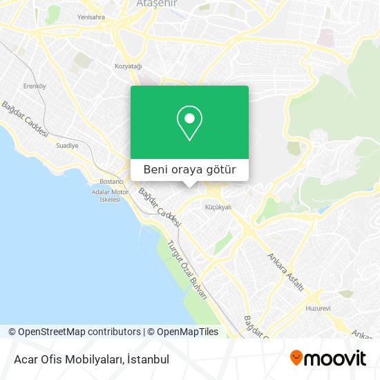 Acar Ofis Mobilyaları harita