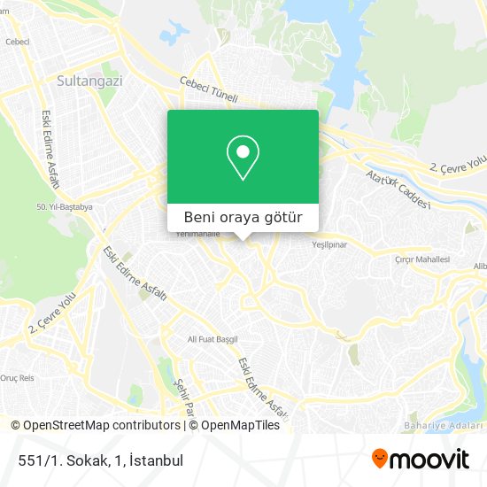 551/1. Sokak, 1 harita