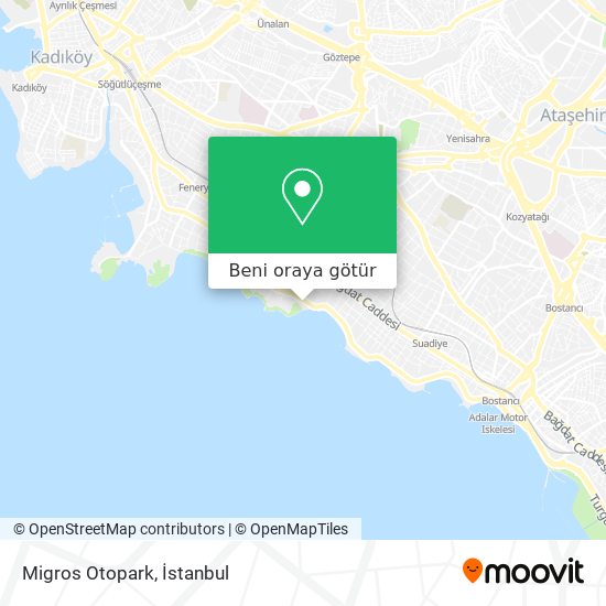 Migros Otopark harita
