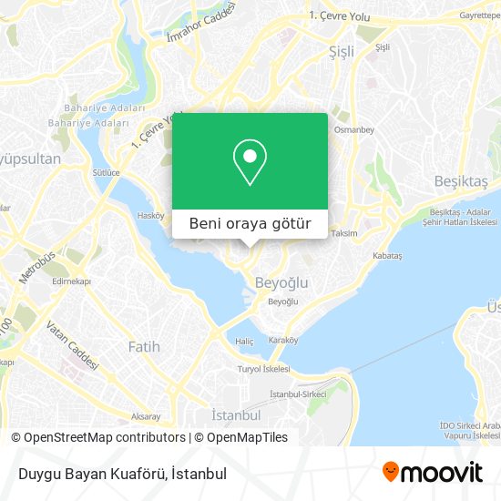 Duygu Bayan Kuaförü harita