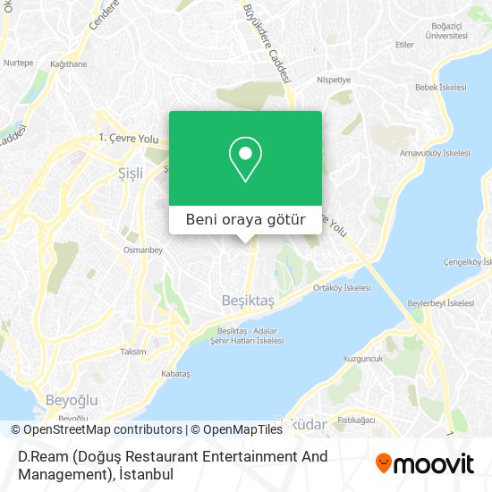 D.Ream (Doğuş Restaurant Entertainment And Management) harita