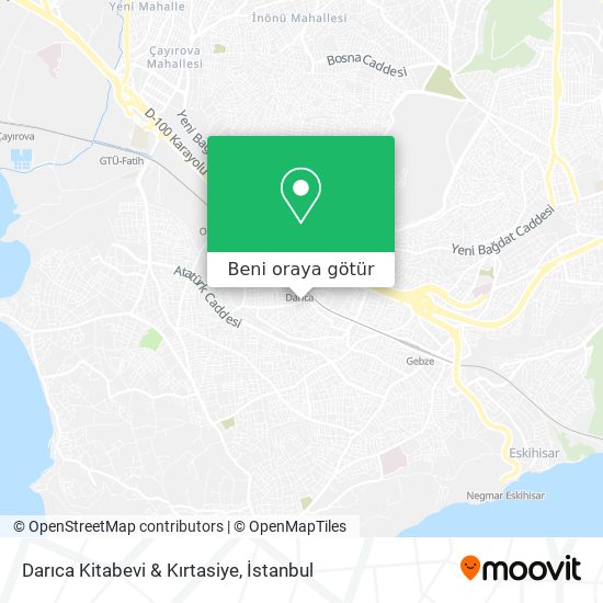 Darıca Kitabevi & Kırtasiye harita