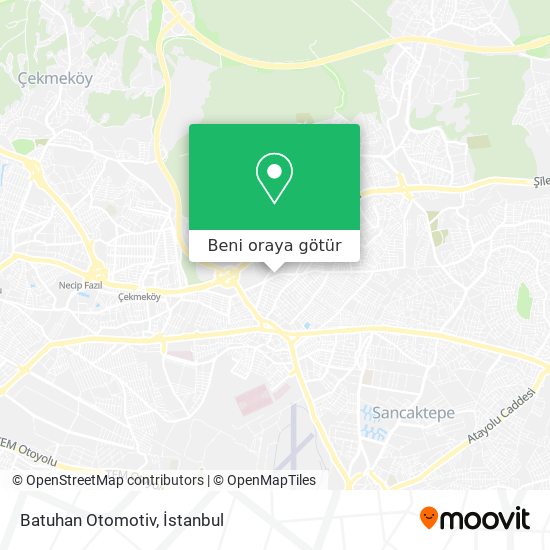 Batuhan Otomotiv harita