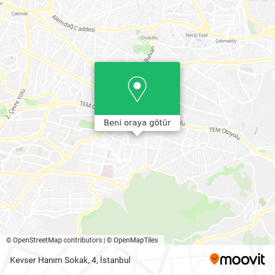 Kevser Hanım Sokak, 4 harita