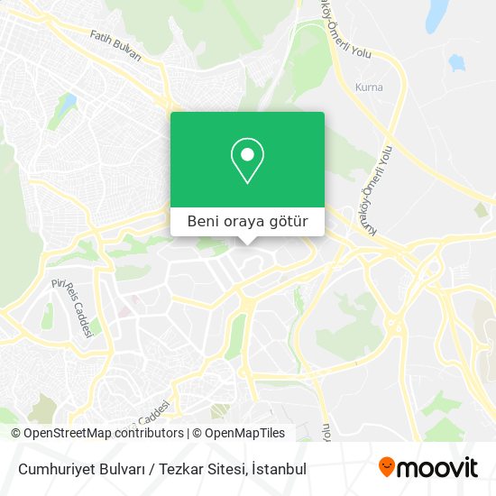 Cumhuriyet Bulvarı / Tezkar Sitesi harita