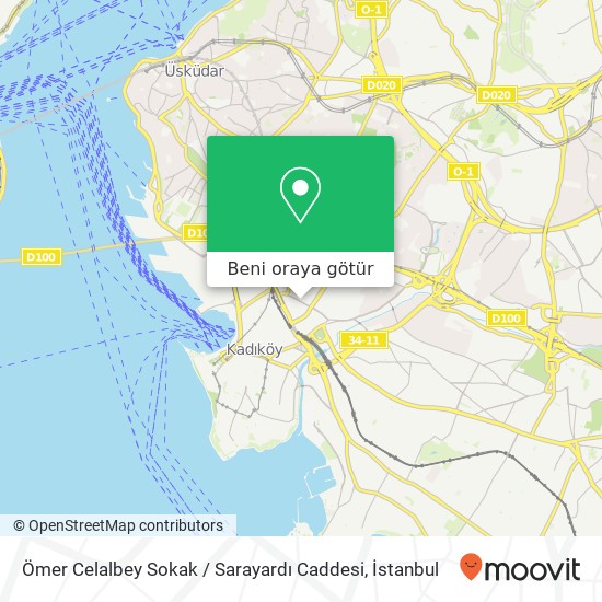 Ömer Celalbey Sokak / Sarayardı Caddesi harita