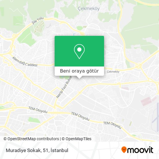 Muradiye Sokak, 51 harita