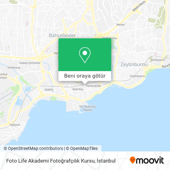 Foto Life Akademi Fotoğrafçılık Kursu harita