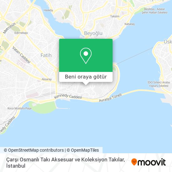 Çarşı Osmanlı Takı Aksesuar ve Koleksiyon Takılar harita