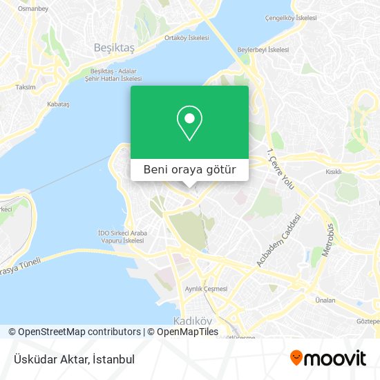 Üsküdar Aktar harita