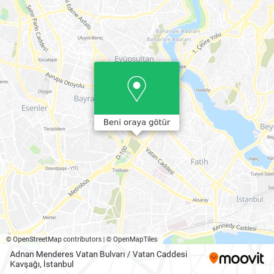 Adnan Menderes Vatan Bulvarı / Vatan Caddesi Kavşağı harita