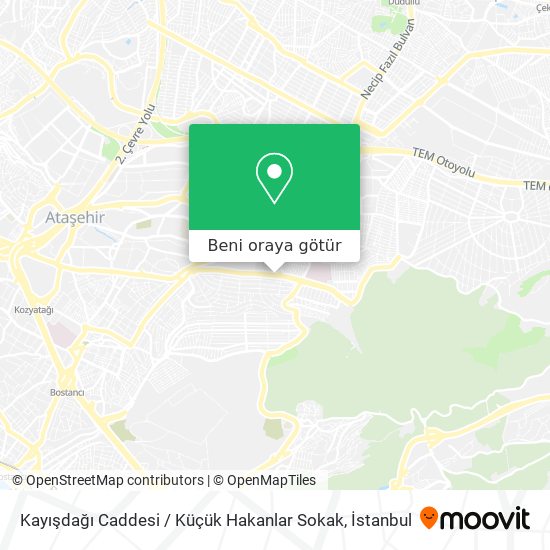 Kayışdağı Caddesi / Küçük Hakanlar Sokak harita