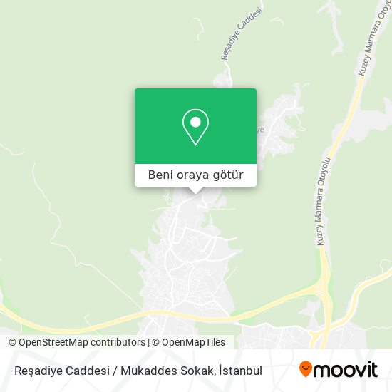 Reşadiye Caddesi / Mukaddes Sokak harita
