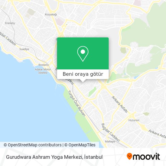 Gurudwara Ashram Yoga Merkezi harita