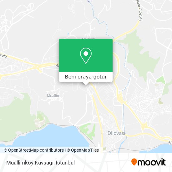 Muallimköy Kavşağı harita